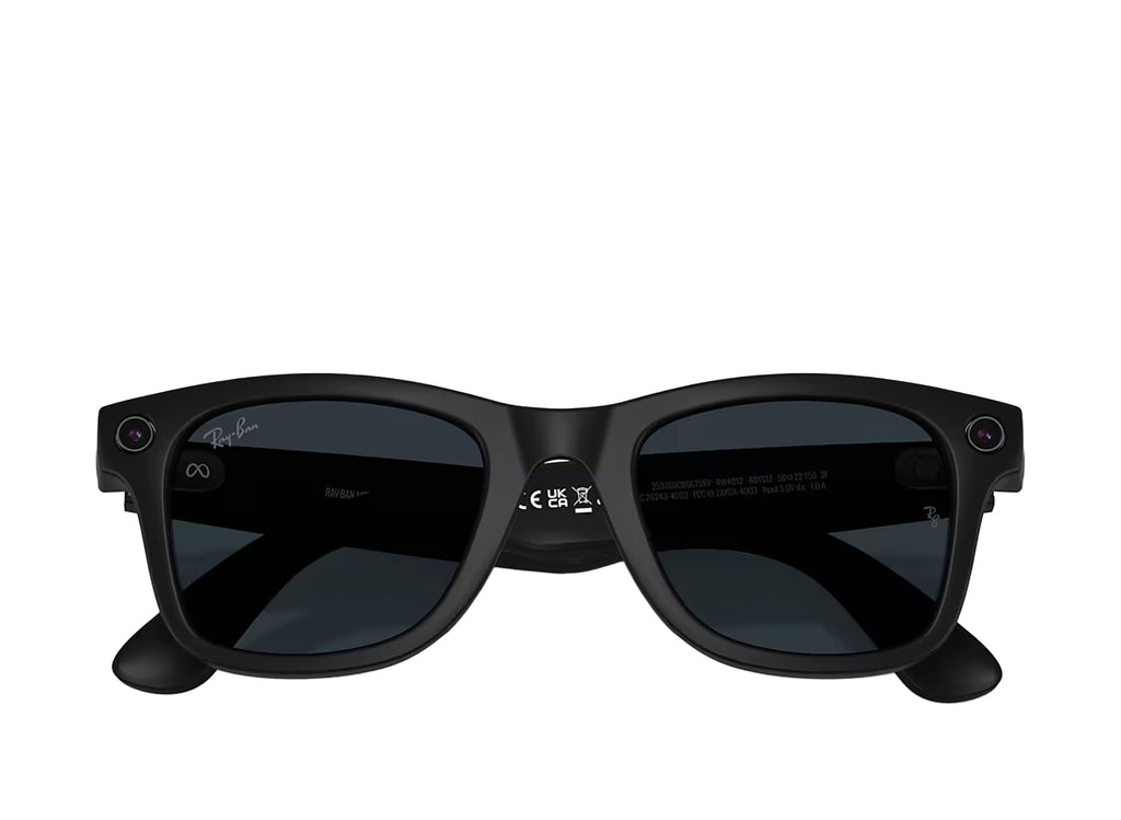 Ray-Ban Meta Wayfarer (Gen 2) Sunglasses in Matte Black w/ Transitions Grey Lenses