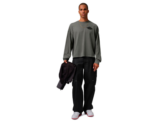 Jordan Wings Long-Sleeve Tee in River Rock