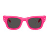 Ray Ban Wayfarer Puffer Pink with Strass W/ Dark Grey Lenses