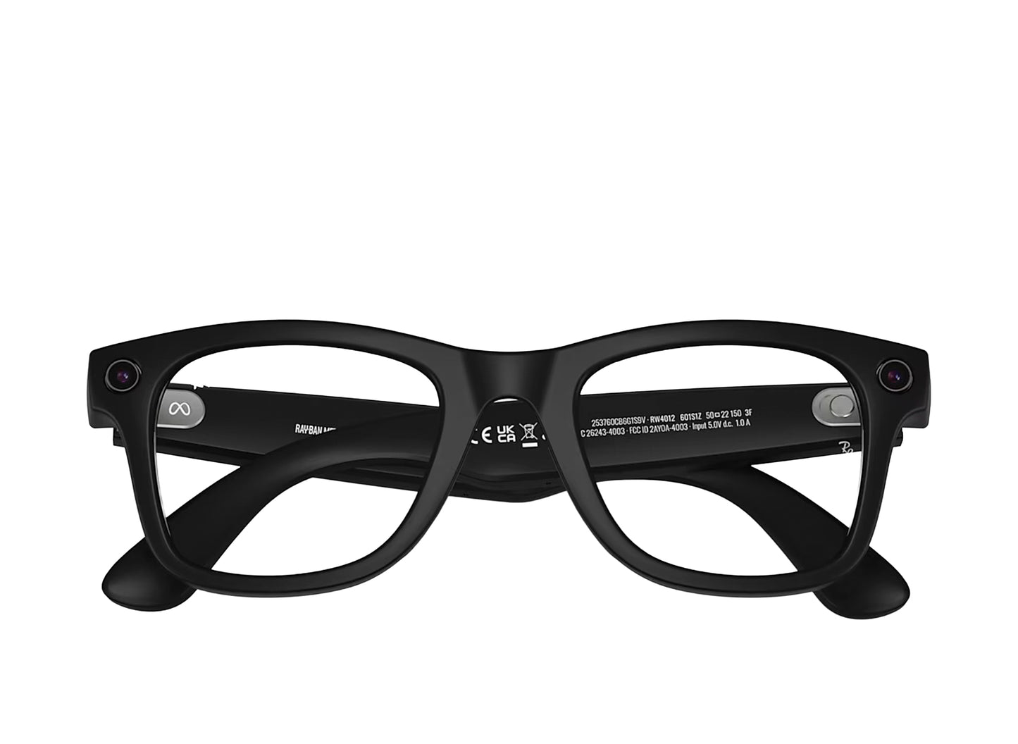 Ray-Ban Meta Wayfarer (Gen 2) Sunglasses in Matte Black w/ Transitions Grey Lenses