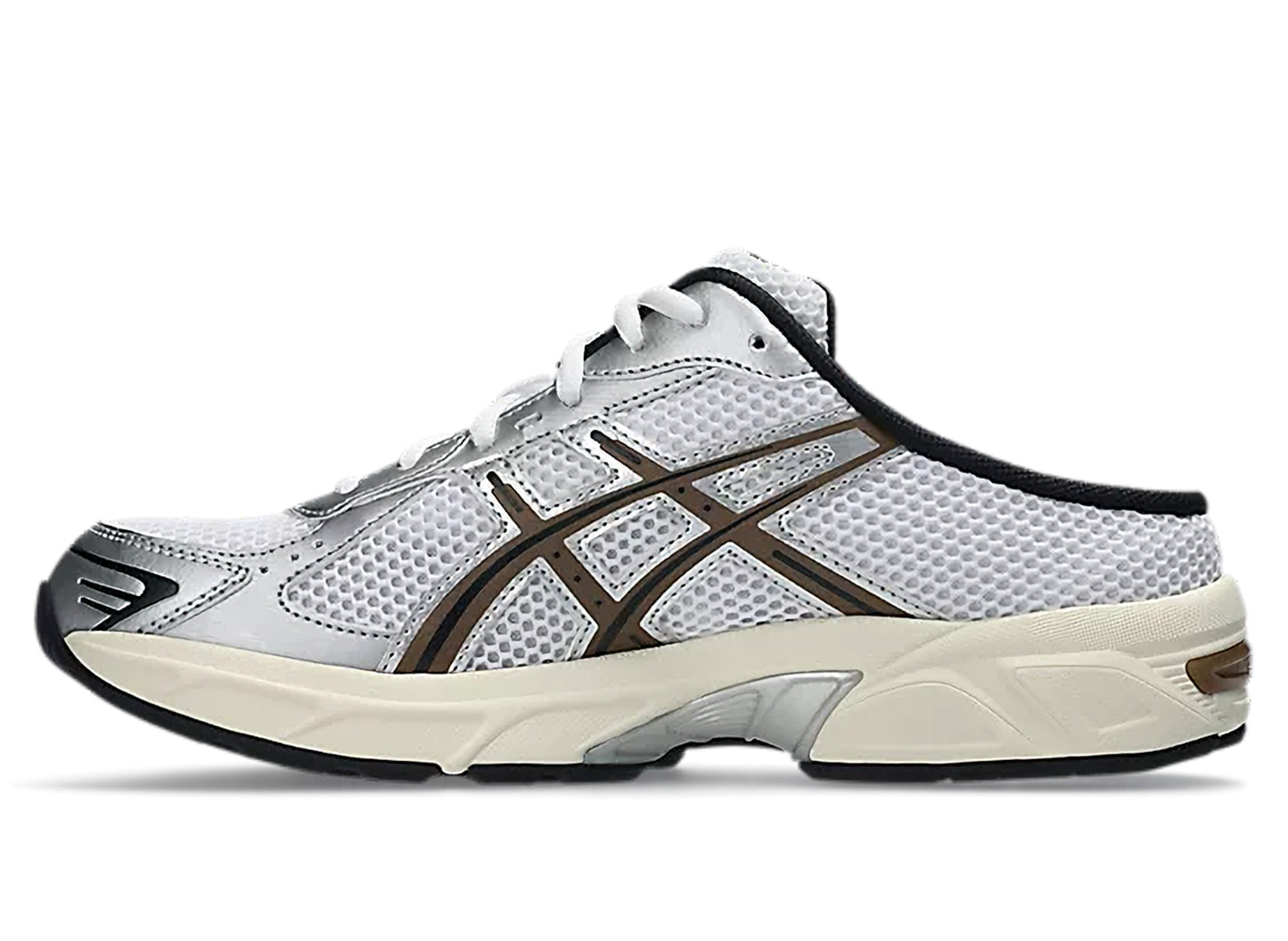 Asics Gel-1130 Mule in 'White / Clay Canyon'