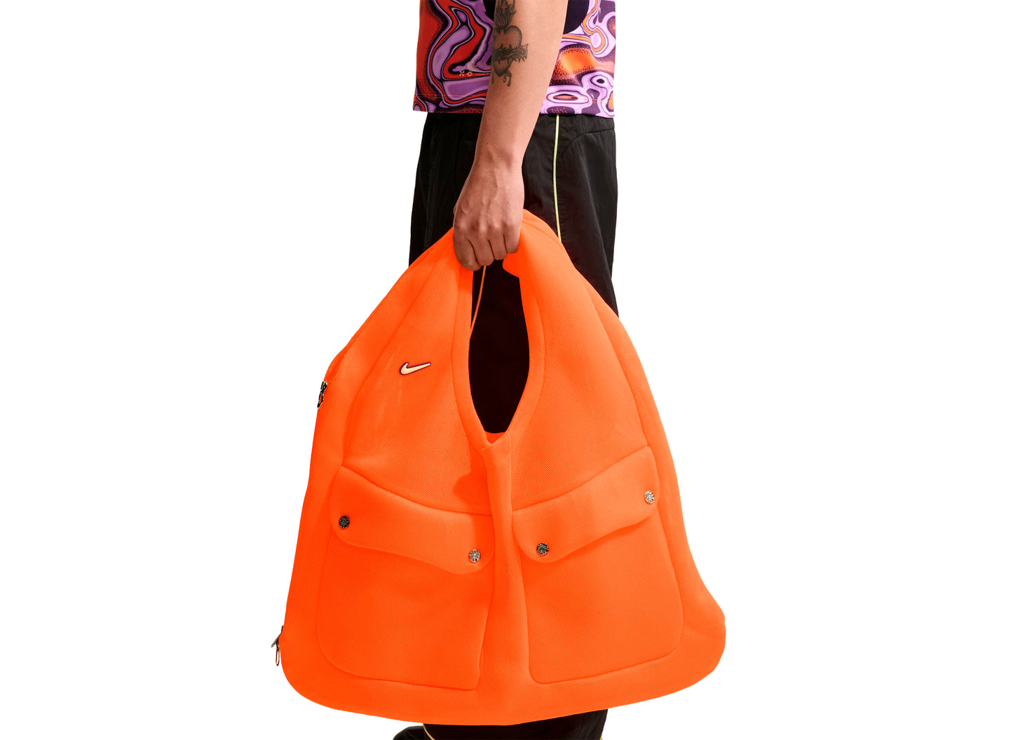 Nike Project F.R.O.G. Bubble Pod Vest in Total Orange