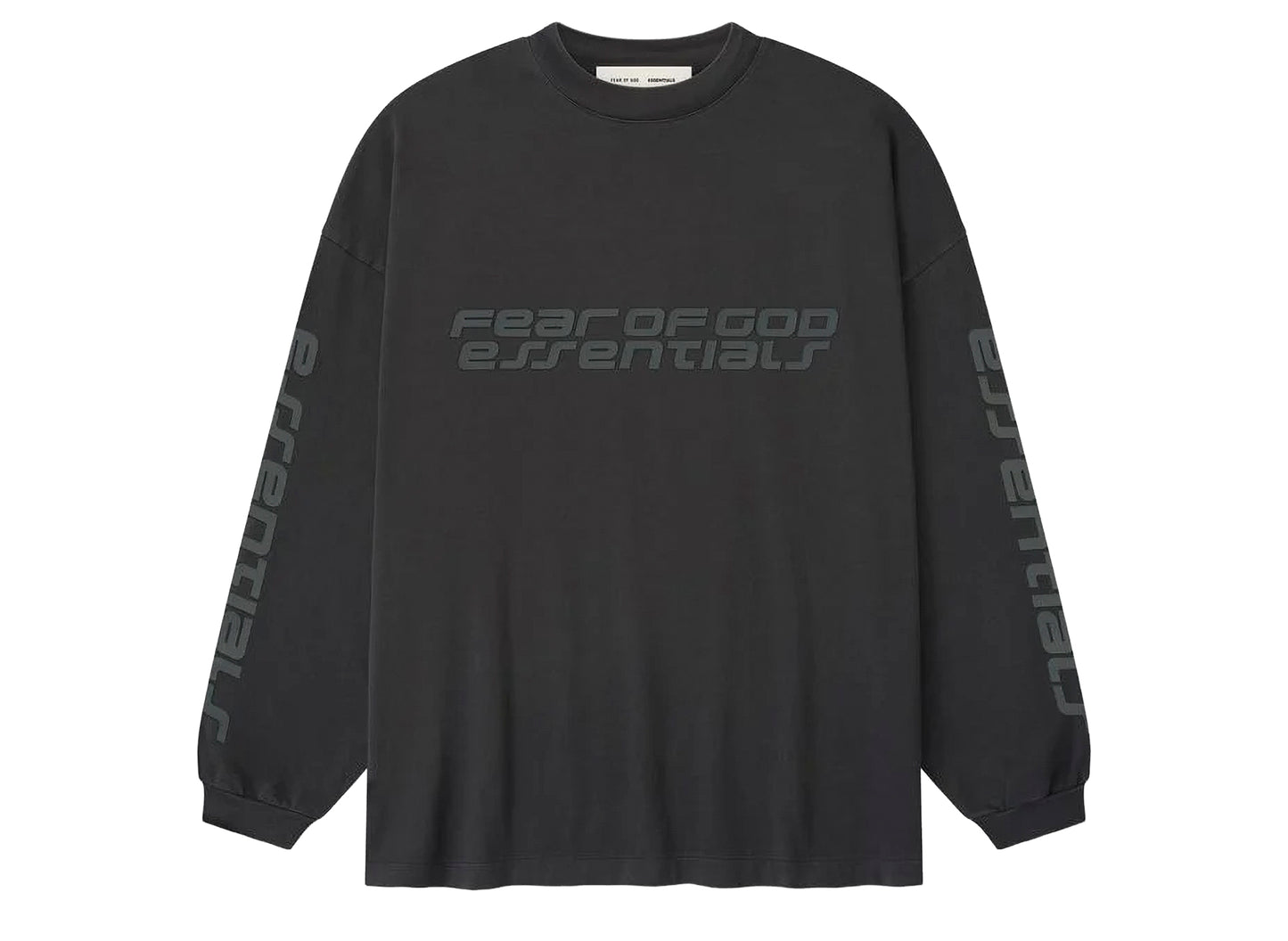 Fear of God Essentials 90's Long Sleeve Tee 'Vintage Black'