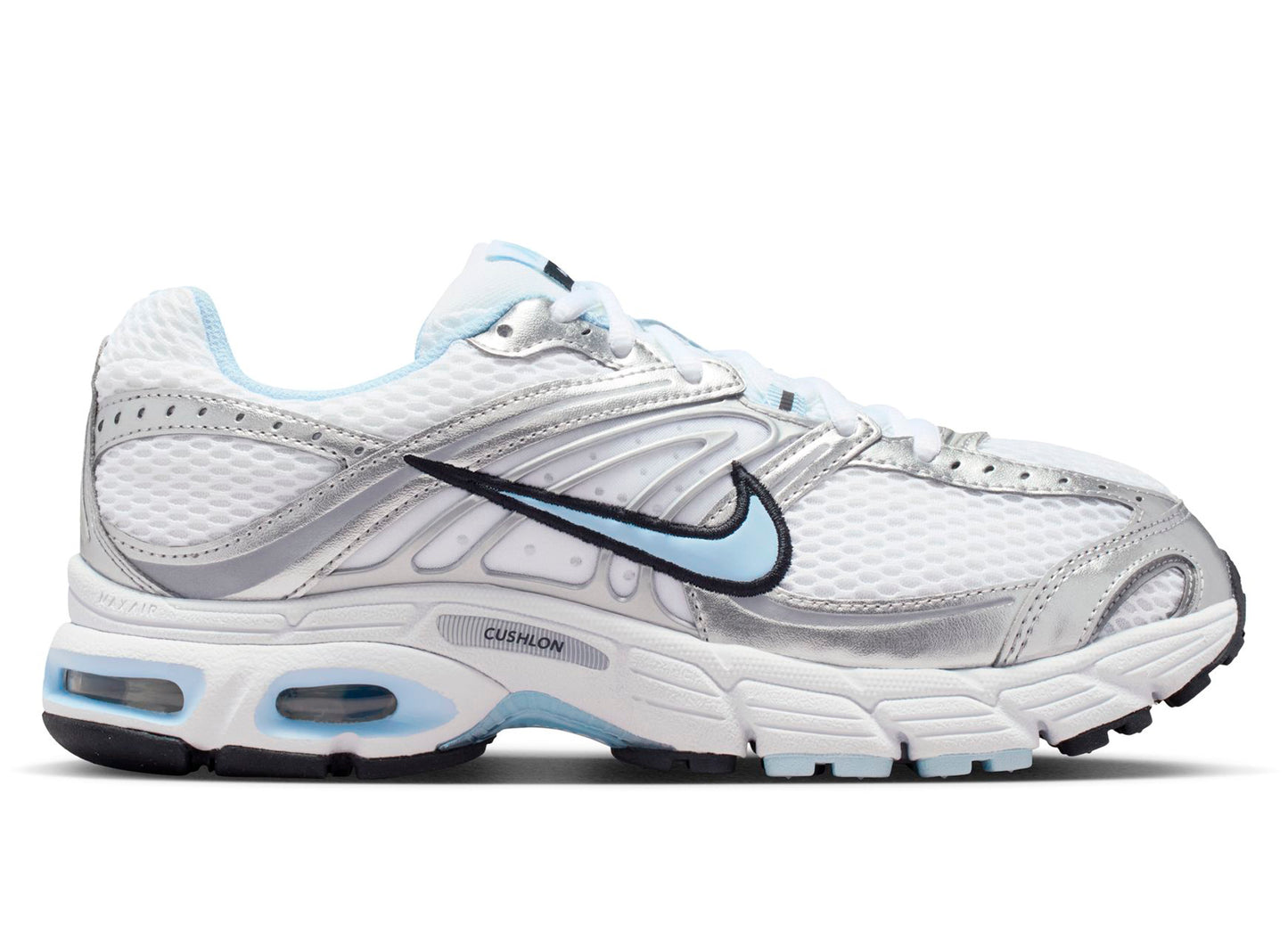 Women's Nike Air Max Moto 2K in White / Hydrogen Blue