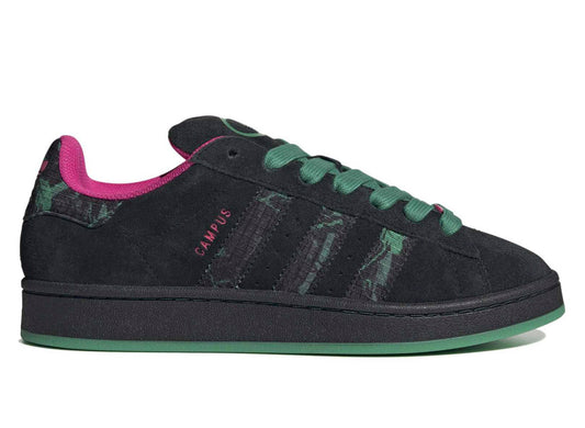Adidas Campus 00s in Core Black / Semi Court Green