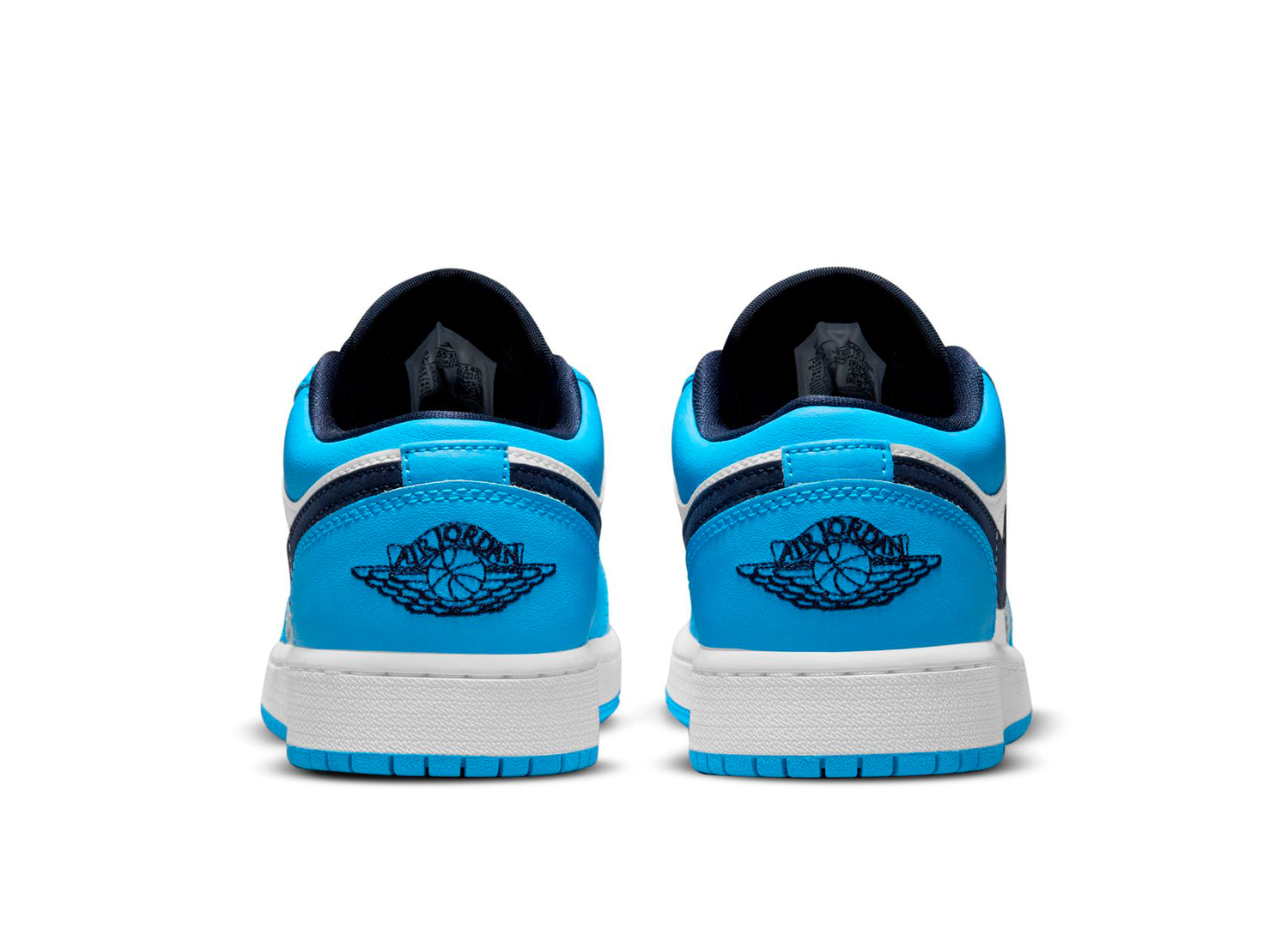 GS Air Jordan 1 Low 'White / Dark Powder Blue' – Oneness Boutique