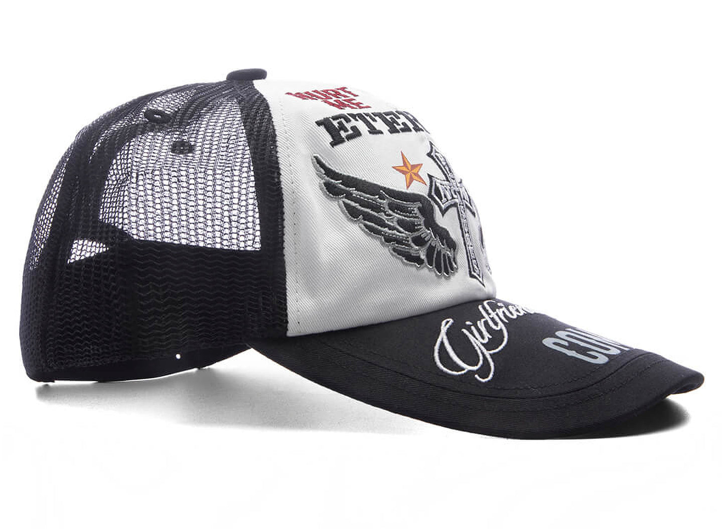 Pleasures Coma Mesh Cap in Black