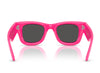 Ray Ban Wayfarer Puffer Pink with Strass W/ Dark Grey Lenses