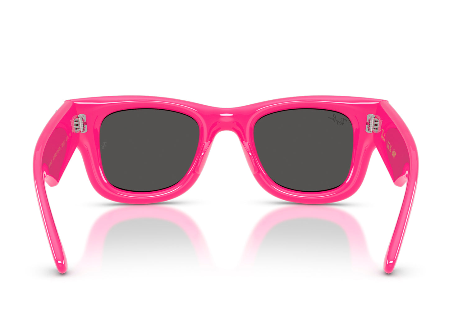 Ray Ban Wayfarer Puffer Pink with Strass W/ Dark Grey Lenses