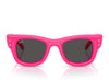 Ray Ban Wayfarer Puffer Pink with Strass W/ Dark Grey Lenses