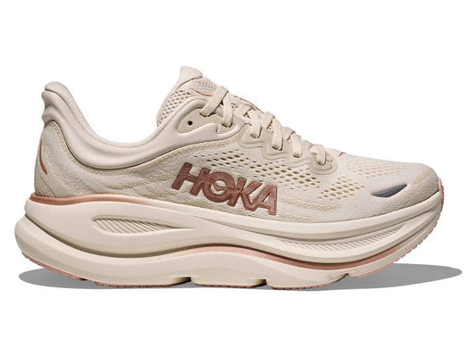 Women's Hoka Bondi 9 'Oat Milk / Rose Gold'