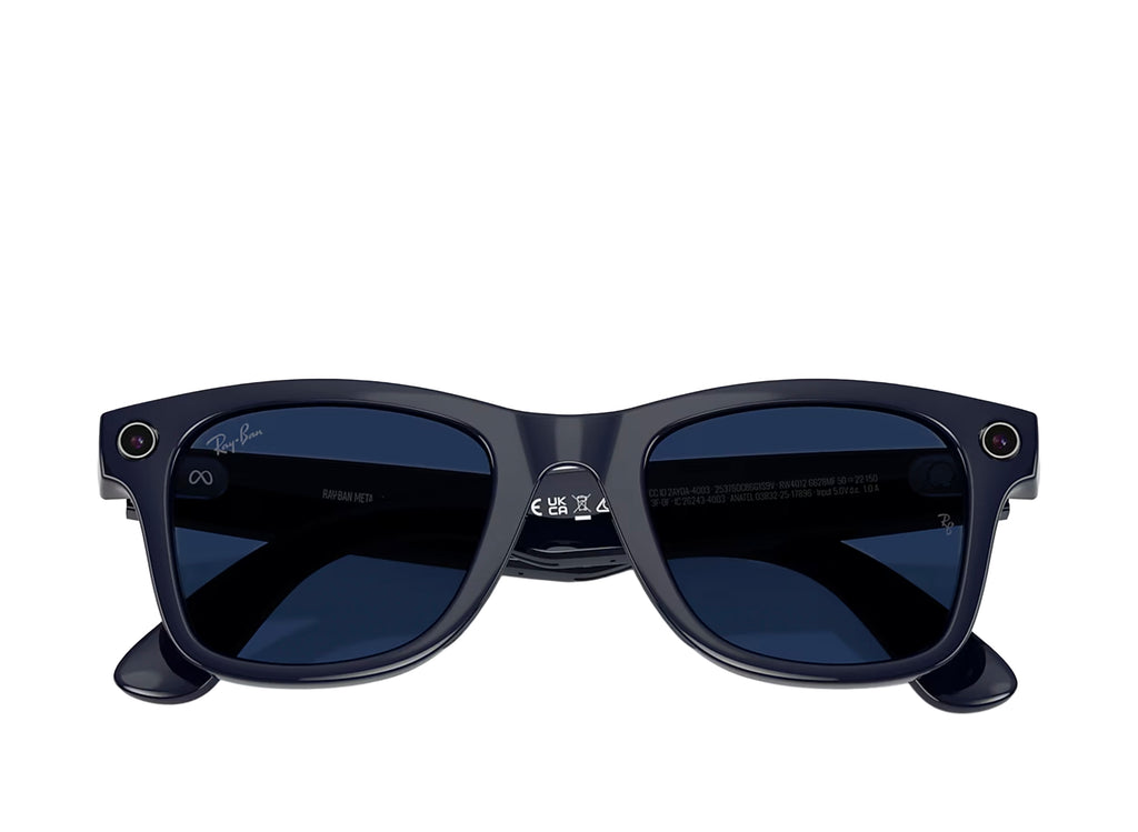 Ray-Ban Meta Wayfarer (Gen 2) Sunglasses in Shiny Cosmic Blue w/ Transitions Sapphire Lenses