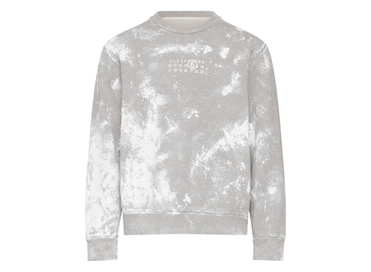 Maison Margiela MM6 Unbrushed Sweatshirt in Grey Melange