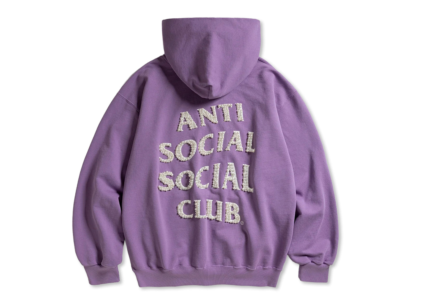 Anti Social Social Club 'Clutching Pearls' Hoodie in Washed Purple