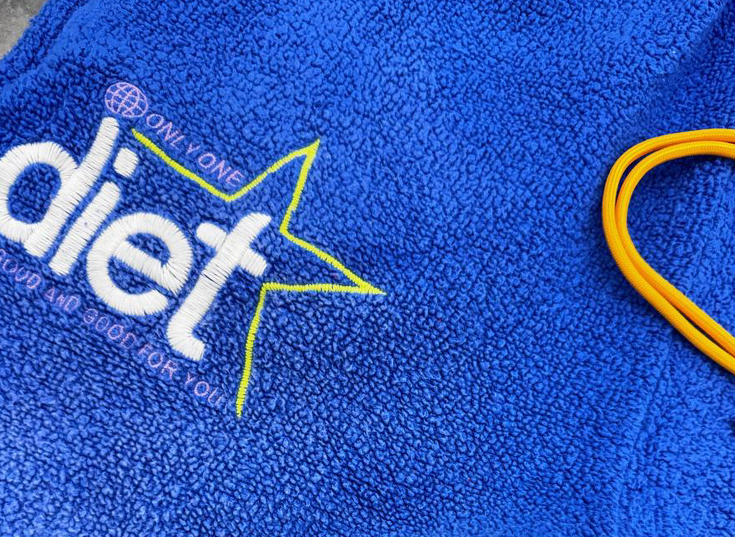 Diet Starts Monday Inside-Out Fleece Sweatshorts in Blue