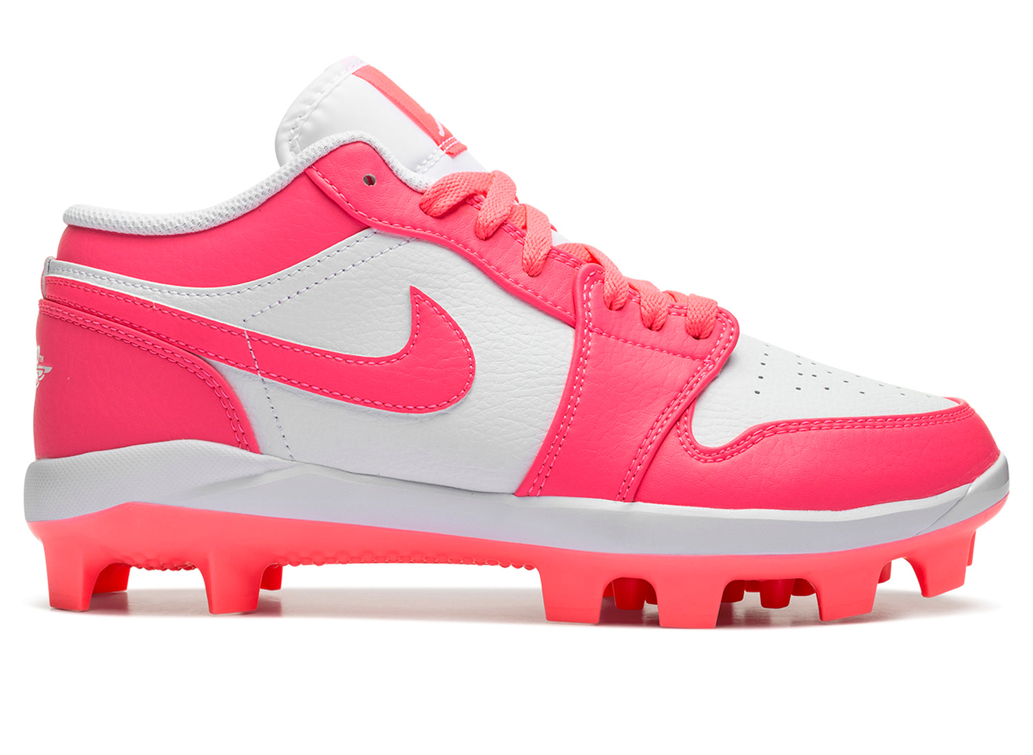 Jordan 1 Retro MCS Low Baseball Cleats in Digital Pink – Oneness