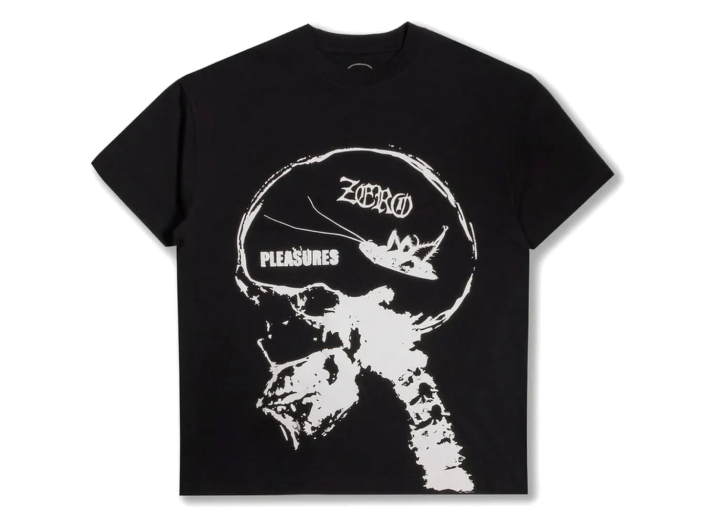 Pleasures x Zero Roaches T-Shirt in Black