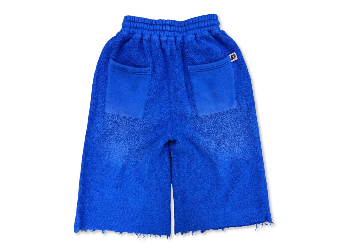 Diet Starts Monday Inside-Out Fleece Sweatshorts in Blue