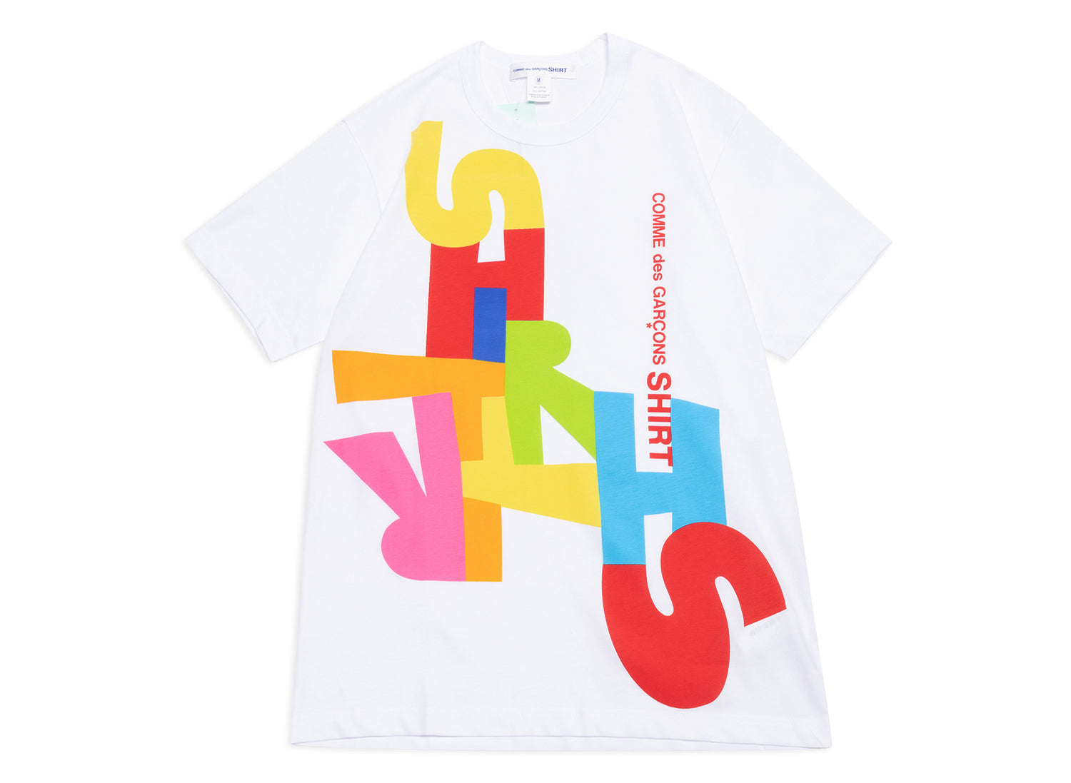 Comme des Garçons SHIRT Knit T-Shirt in White / Print – Oneness