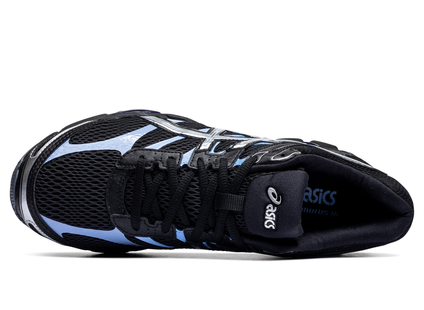 Asics Gel-Cumulus 16 in 'Black / Pure Silver'