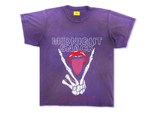 Diet Starts Monday Midnight Snack Tee in Washed Purple
