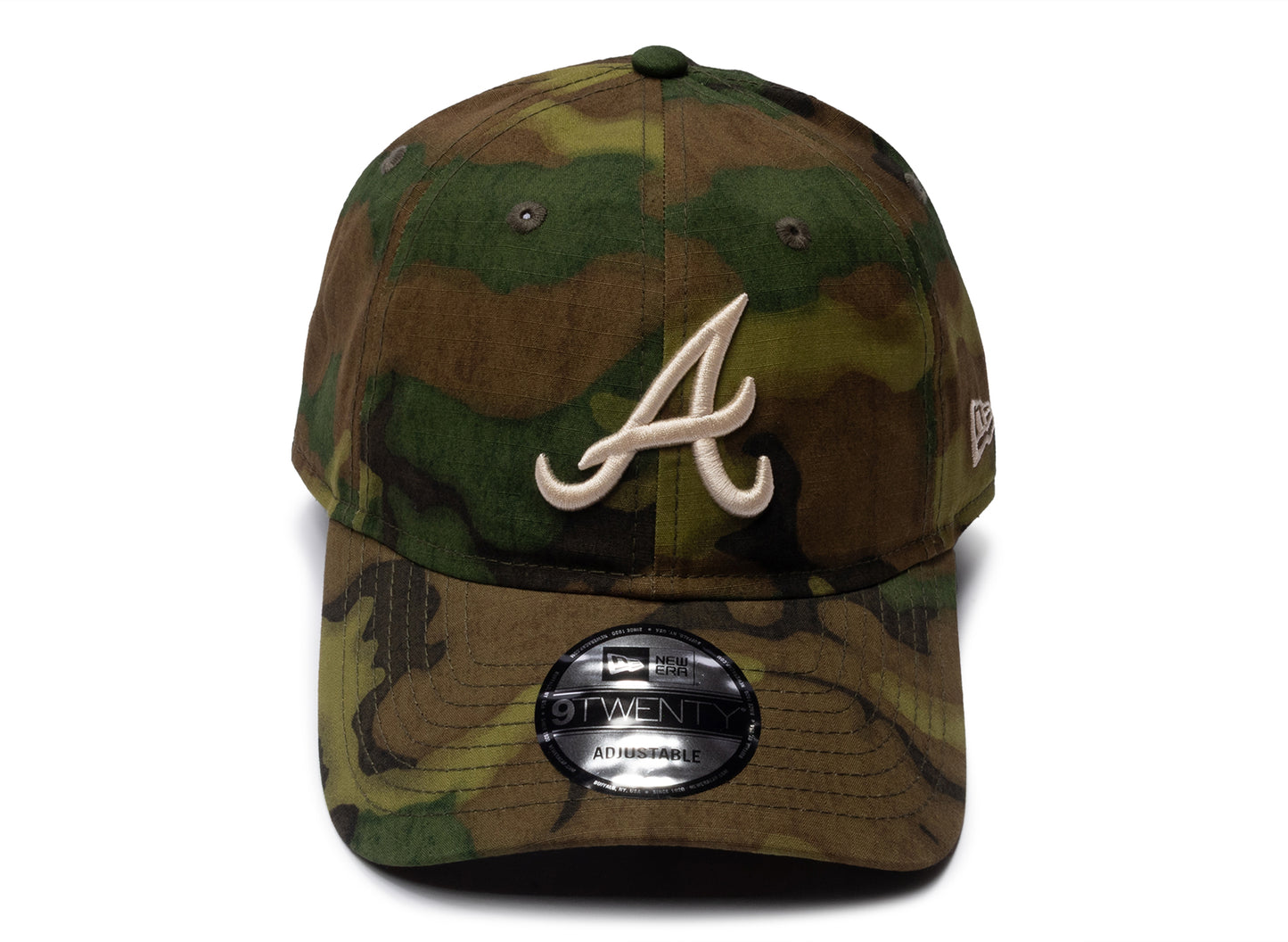 New Era Ripstop Camo 9Twenty Atlanta Braves Strapback Hat