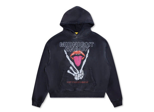 Diet Starts Monday Midnight Snack Hoodie in Vintage Black