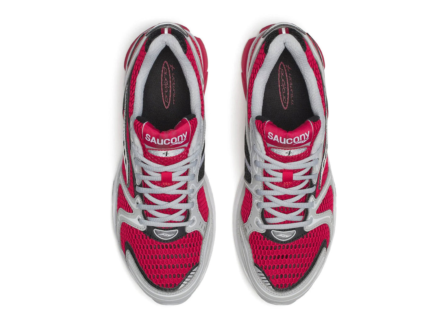 Saucony Progrid Triumph 4 in Red / Grey