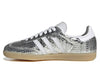 Women's Adidas Samba OG in Silver Metallic / White