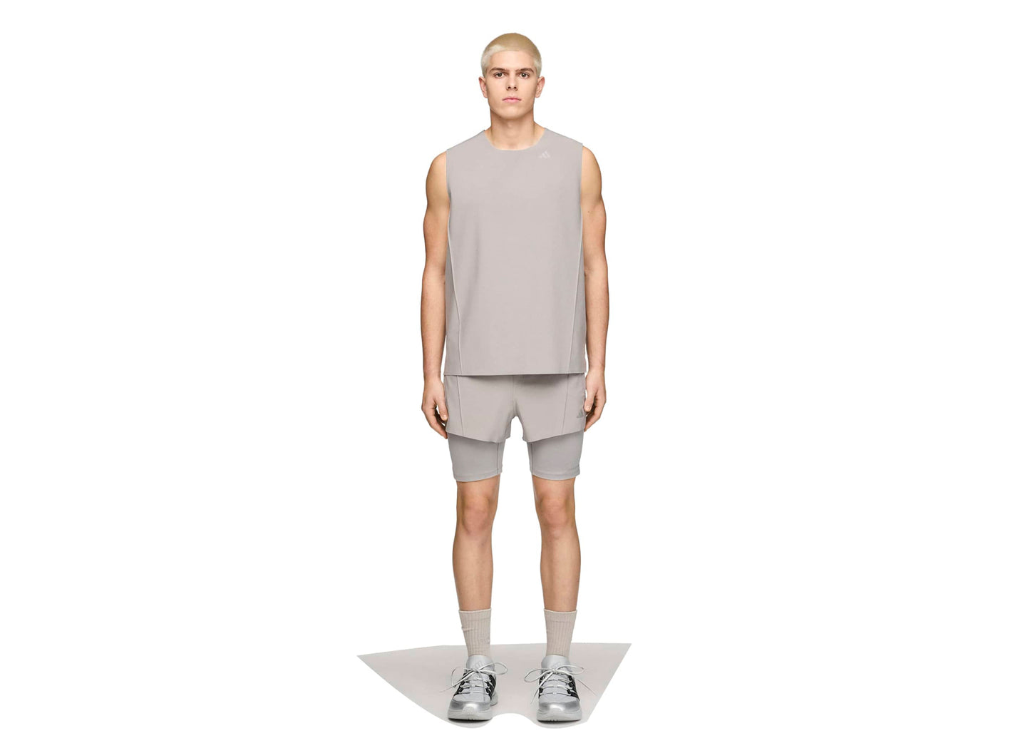 Adidas x Entire Studios D4T 2in1 Short in Dove Grey