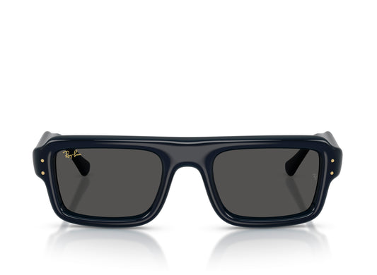Ray Ban A$AP Rocky Flacko Puffer Sunglasses in Transparent Dark Blue w/ Ultra Black