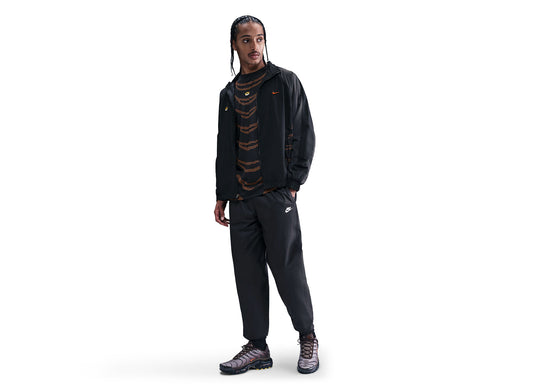 Nike Windrunner Lined Pants in Black / White