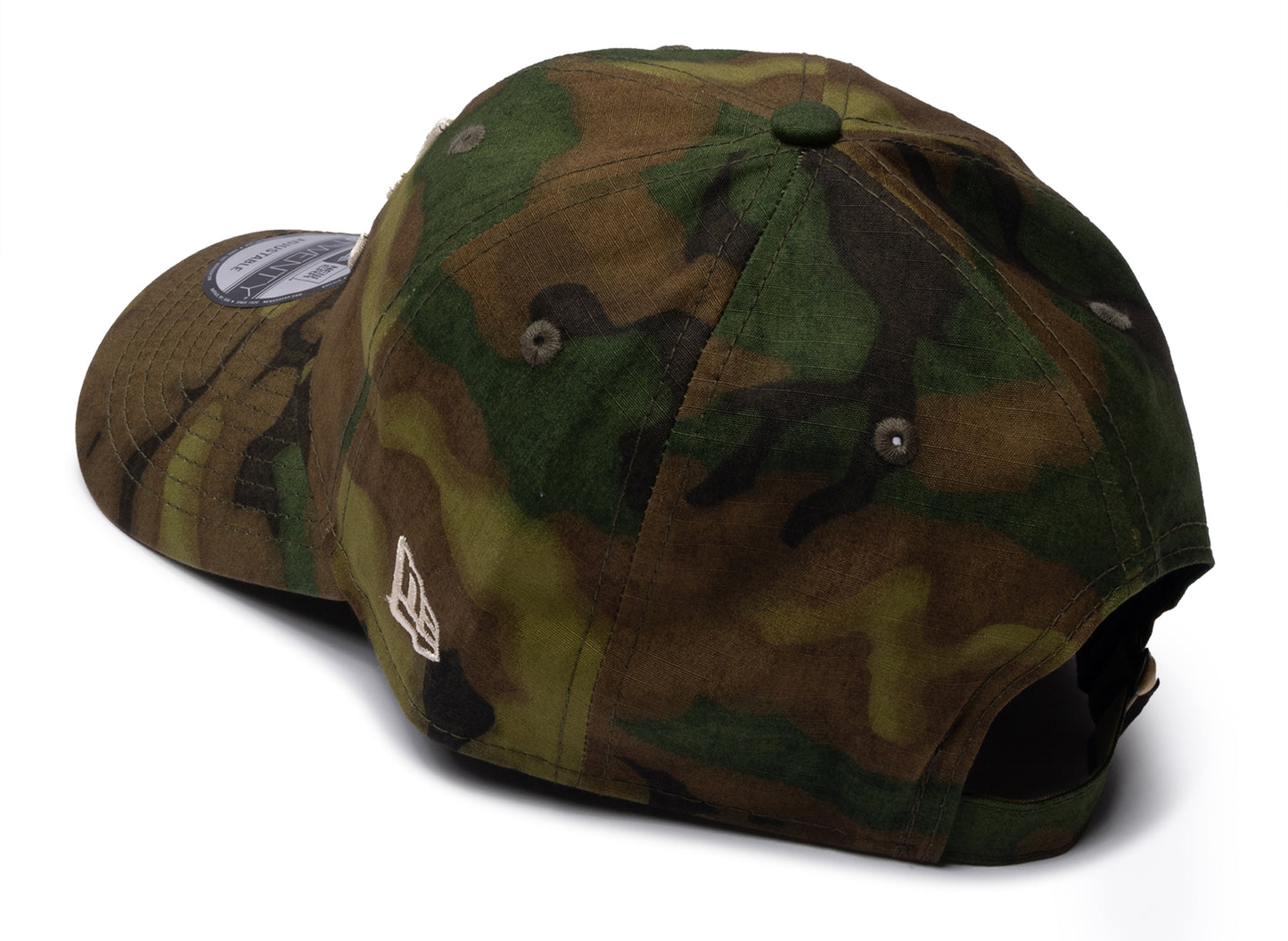 New Era Ripstop Camo 9Twenty New York Yankees Strapback Hat