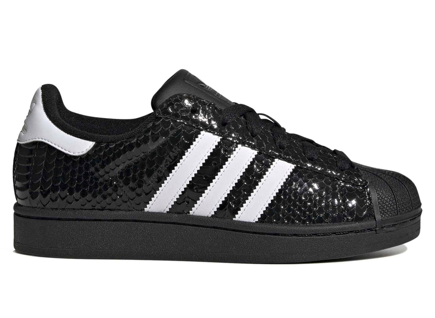 Women's Adidas Superstar II in Core Black / White