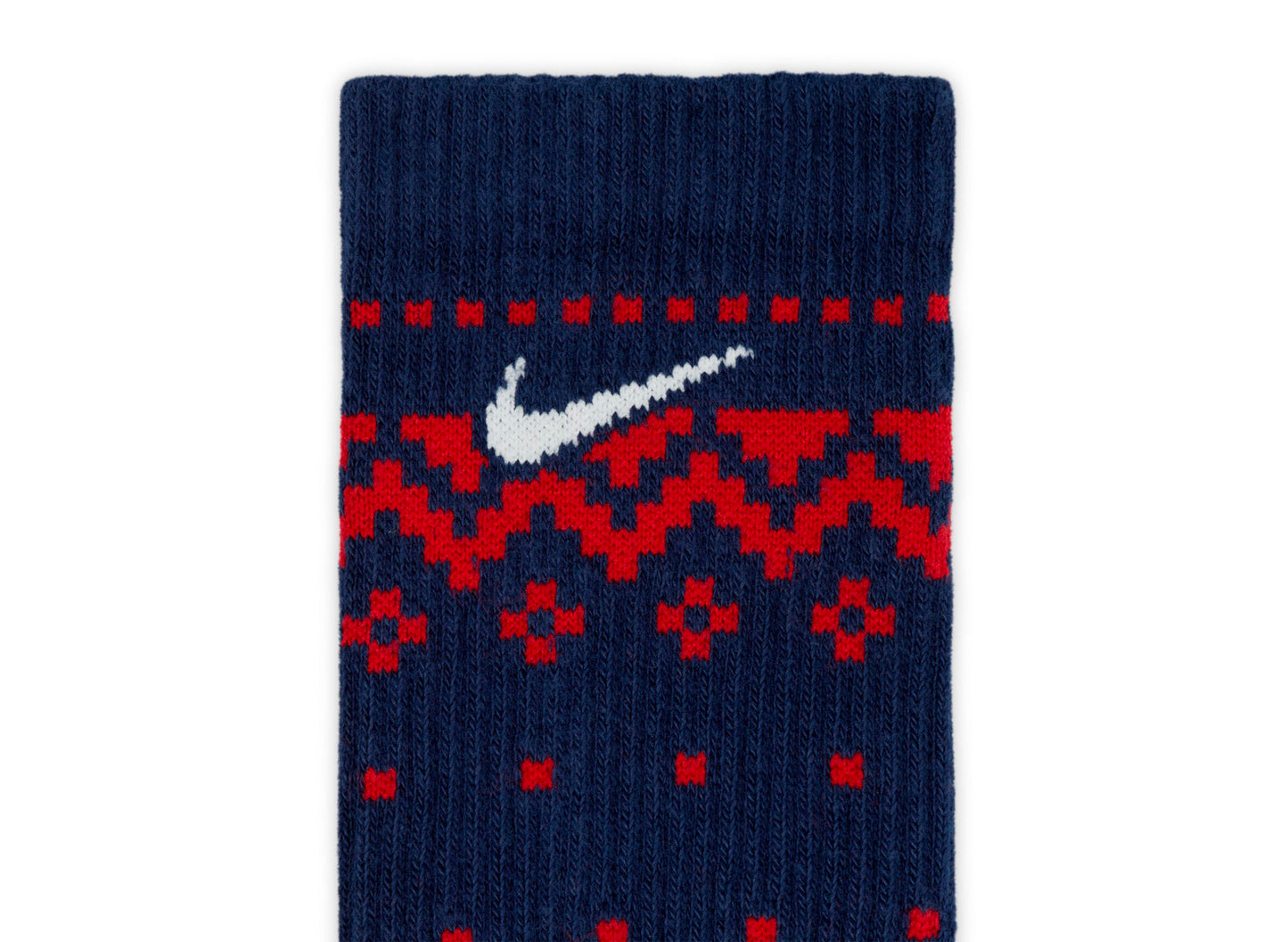 Nike Everyday Plus Cushioned Winter Wonderland Crew Socks in Red
