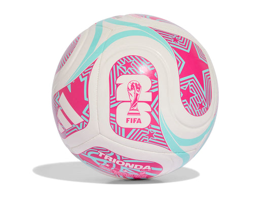 Adidas Fifa World Cup Trionda Club Ball in White / Pink