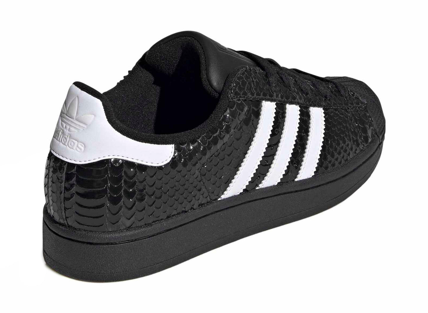 Women's Adidas Superstar II in Core Black / White