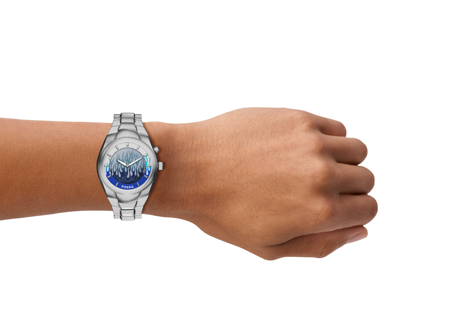 Fossil Big Tic Blue Flame Watch – Oneness Boutique