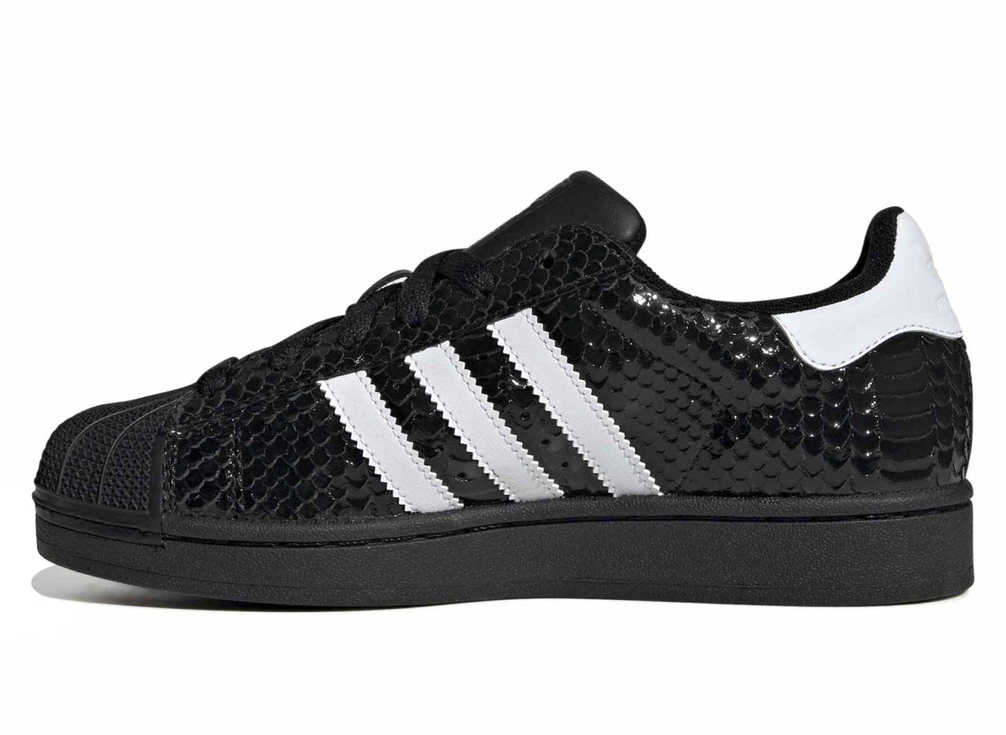 Women's Adidas Superstar II in Core Black / White