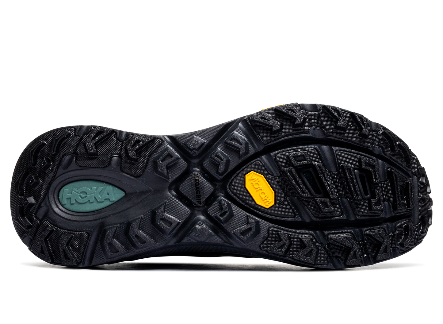 Unisex Hoka Mafate Speed 2 in Black / Bay Leaf