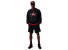 Jordan Brooklyn Fleece Crewneck Sweatshirt in Black / Infrared 23