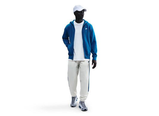 Nike Windrunner Lined Pants in Sail / Court Blue