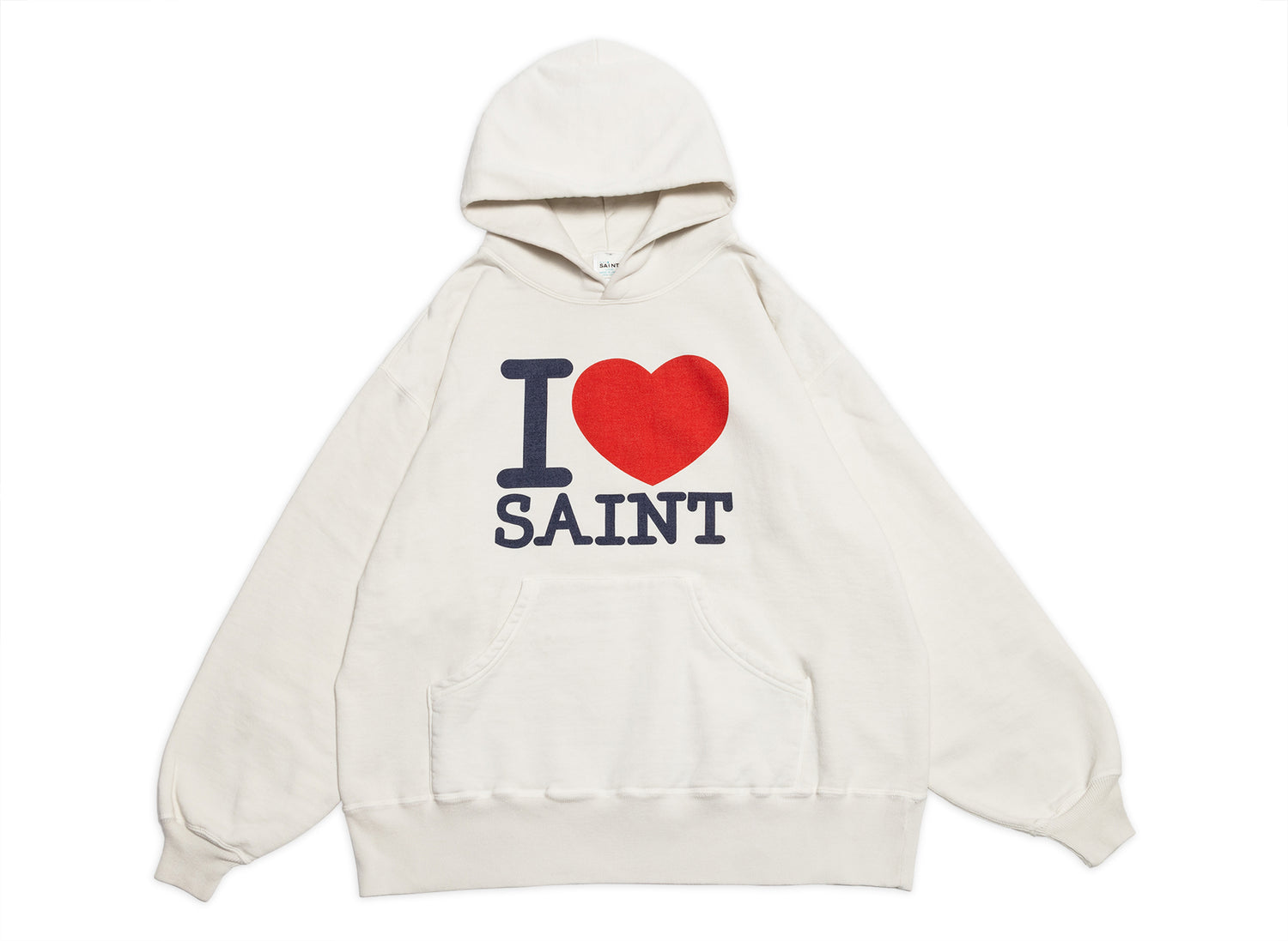 Saint Michael 'I Love Saint' Hoodie in White – Oneness Boutique