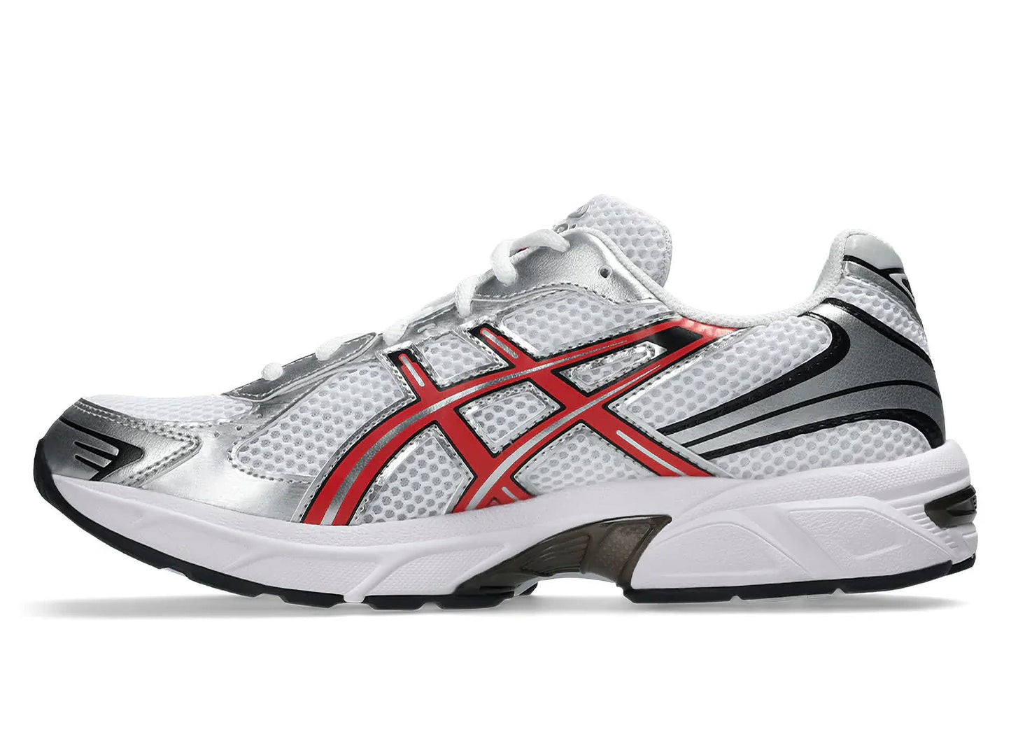 Asics Gel-1130 in White / Red Snapper
