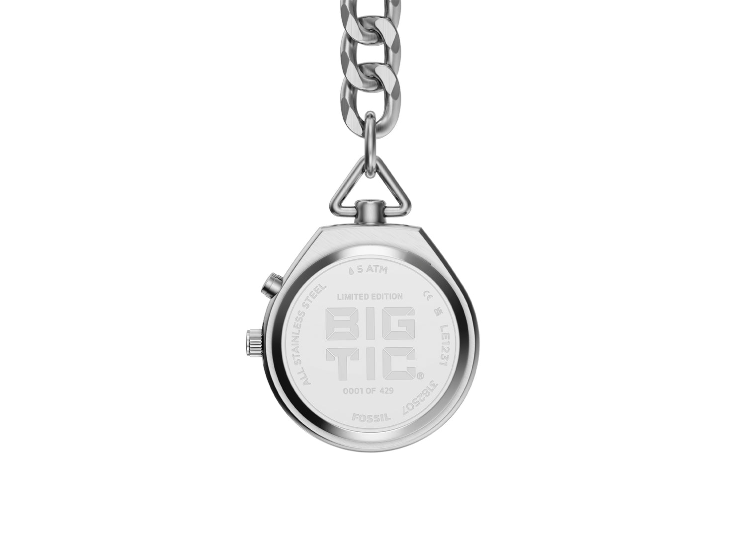 Fossil Big Tic Orange Flame Pocket Watch – Oneness Boutique