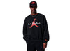 Jordan Brooklyn Fleece Crewneck Sweatshirt in Black / Infrared 23