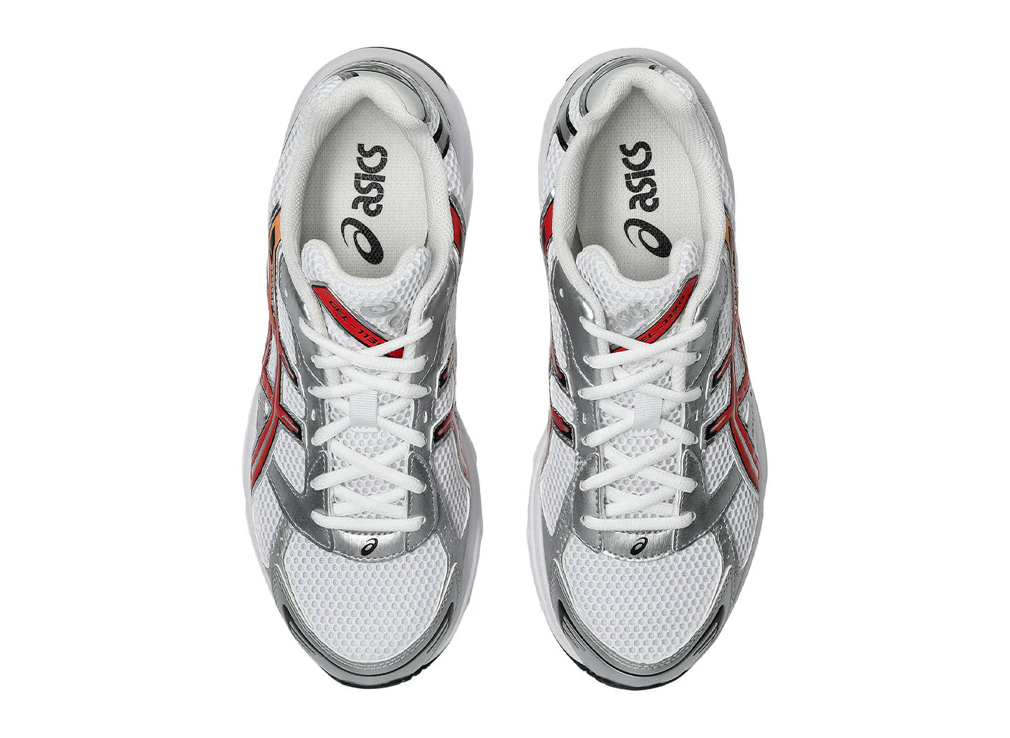 Asics Gel-1130 in White / Red Snapper
