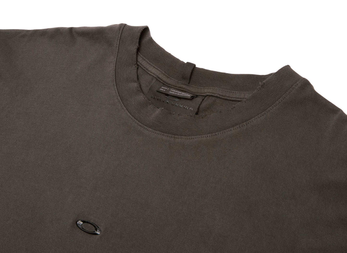 Oakley x Jaylen Brown Latitude Veil LS Tee in Nearly Black