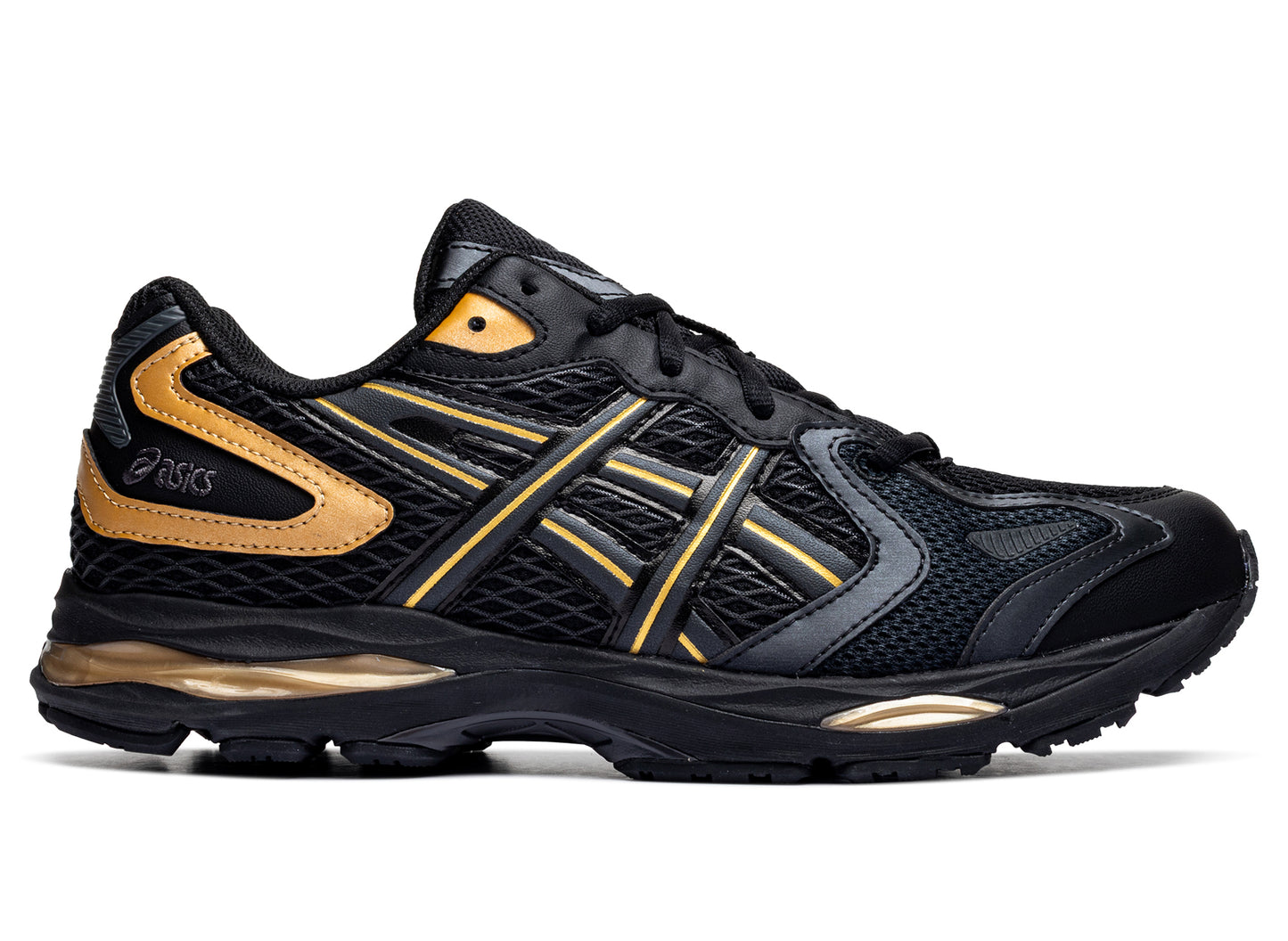 Asics Gel-K1011 in 'Black / Pure Gold'