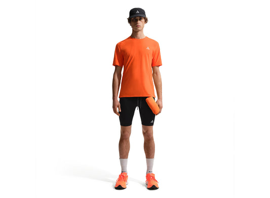Nike ACG "Solar Chase" Dri-FIT ADV Trail Running Tee in Safety Orange